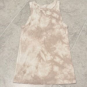 a new day Ribbed Beige Top